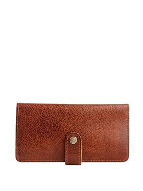 PORTLAND LEATHER WOMEN'S BIFOLD WALLET NUTMEG
